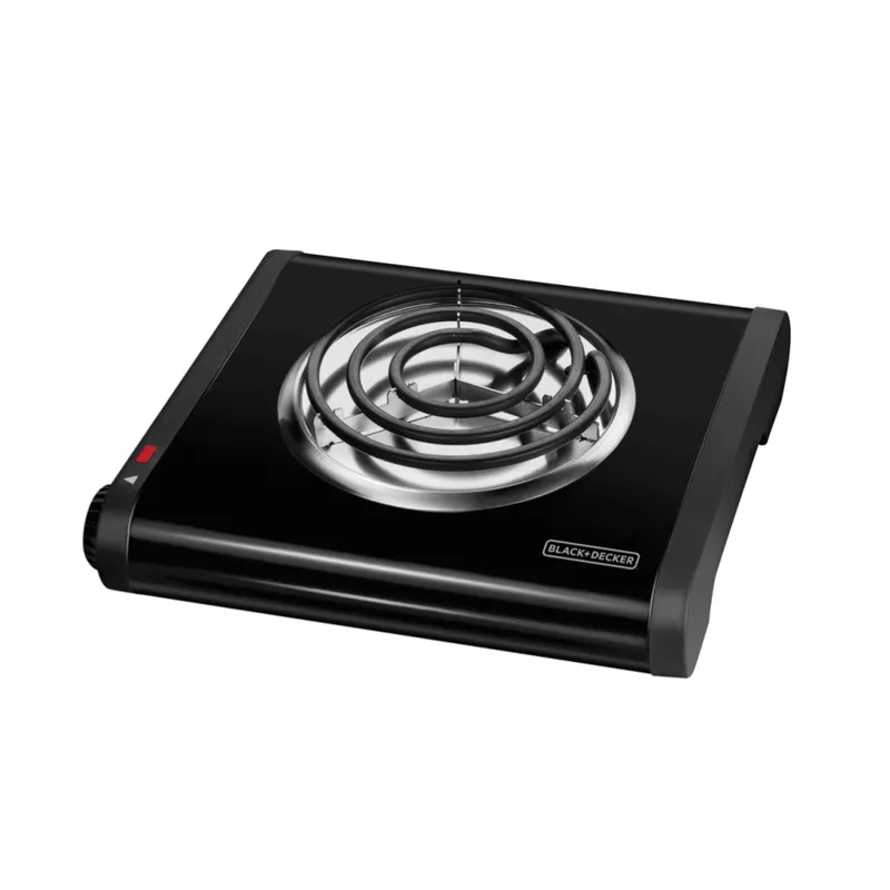 Hornilla Eléctrica sencilla Black &Decker 1000W - Imagen 1